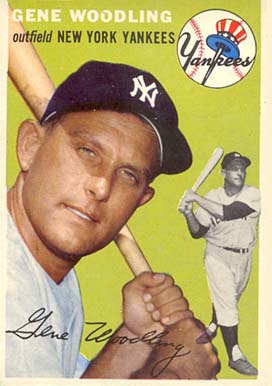 1954 Topps Gene Woodling #101 Baseball Card