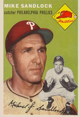 1954 Topps Mike Sandlock #104 Baseball Card