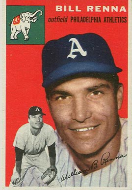 1954 Topps Bill Renna #112 Baseball Card