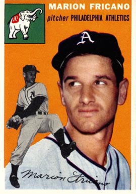 1954 Topps Marion Fricano #124 Baseball Card