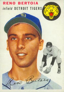1954 Topps Reno Bertoia #131 Baseball Card