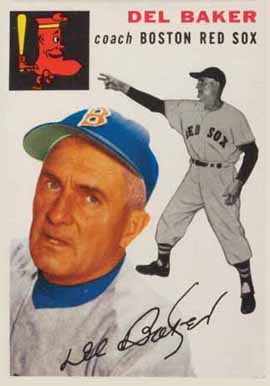 1954 Topps Del Baker #133 Baseball Card
