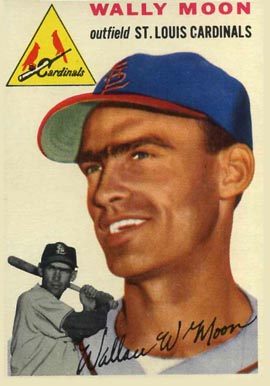 1954 Topps Wally Moon #137 Baseball Card