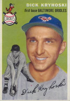 1954 Topps Dick Kryhoski #150 Baseball Card