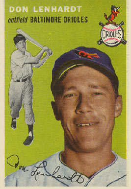 1954 Topps Don Lenhardt #157 Baseball Card