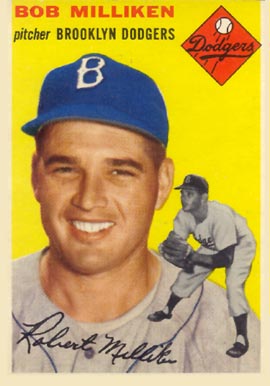 1954 Topps Bob Milliken #177 Baseball Card