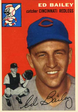 1954 Topps Ed Bailey #184 Baseball Card