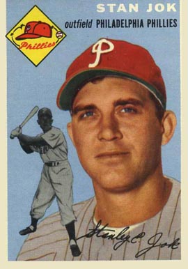 1954 Topps Stan Jok #196 Baseball Card