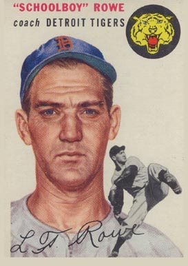 1954 Topps Schoolboy Rowe #197 Baseball Card