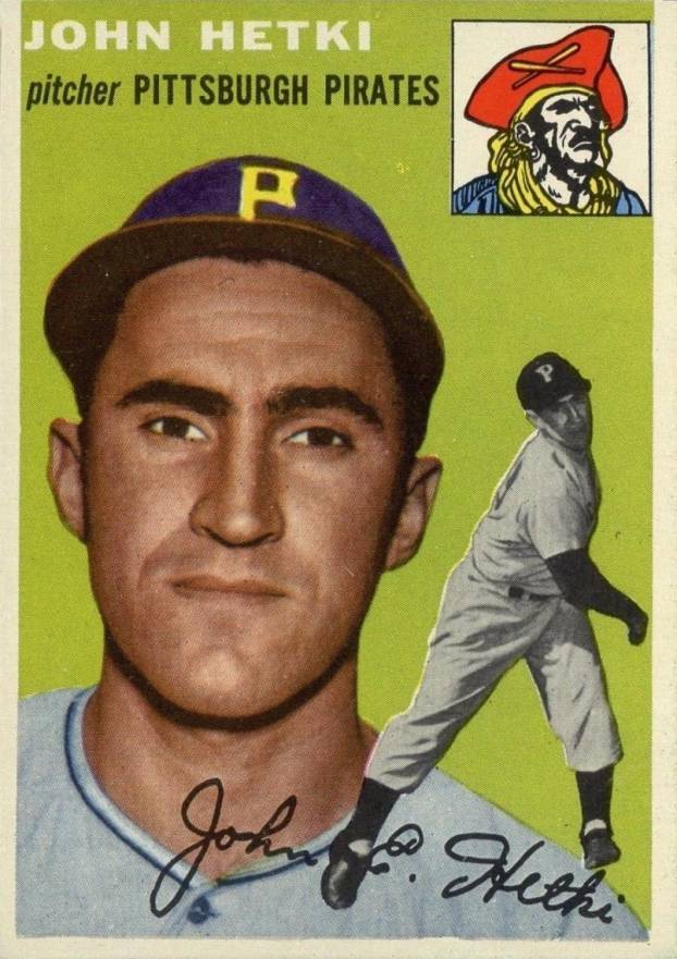 1954 Topps John Hetki #161 Baseball Card
