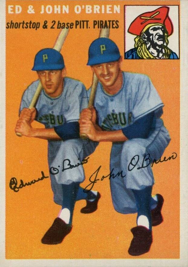 1954 Topps O'Brien Brothers #139 Baseball Card