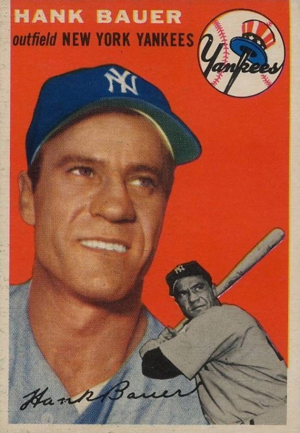 1954 Topps Hank Bauer #130 Baseball Card