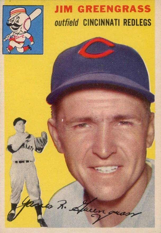 1954 Topps Jim Greengrass #22 Baseball Card