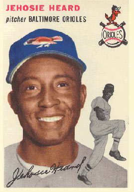 1954 Topps Jehosie Heard #226 Baseball Card