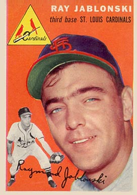 1954 Topps Ray Jablonski #26 Baseball Card