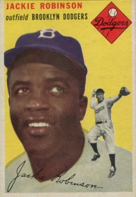 1954 Topps Jackie Robinson #10g Baseball Card