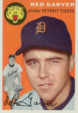 1954 Topps Ned Garver #44 Baseball Card