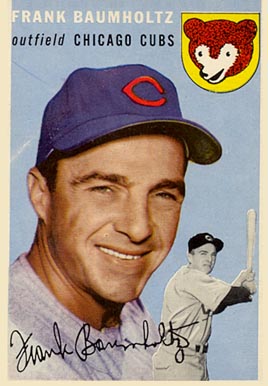1954 Topps Frank Baumholtz #60 Baseball Card