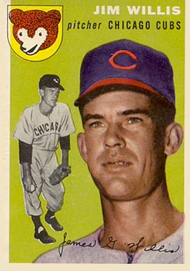 1954 Topps Jim Willis #67 Baseball Card