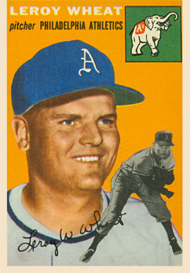 1954 Topps Leroy Wheat #244 Baseball Card