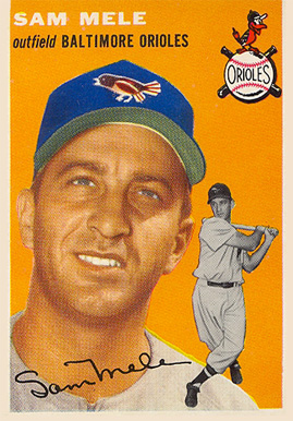 1954 Topps Sam Mele #240 Baseball Card