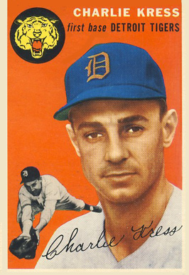 1954 Topps Charlie Kress #219 Baseball Card