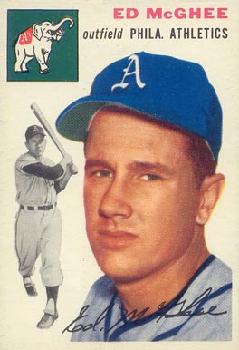 1954 Topps Ed McGhee #215 Baseball Card
