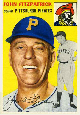 1954 Topps John Flitzpatrick #213 Baseball Card