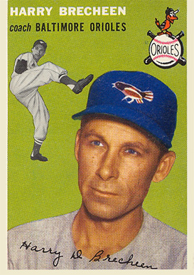 1954 Topps Harry Brecheen #203 Baseball Card