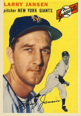 1954 Topps Larry Jansen #200 Baseball Card