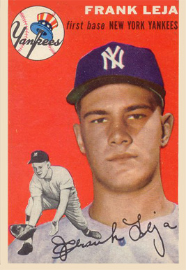 1954 Topps Frank Leja #175 Baseball Card