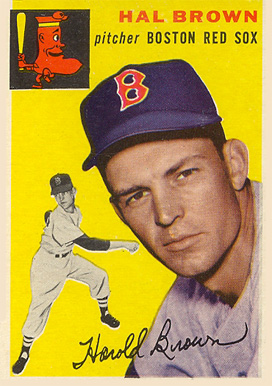 1954 Topps Hal Brown #172 Baseball Card