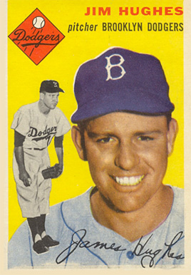1954 Topps Jim Hughes #169 Baseball Card