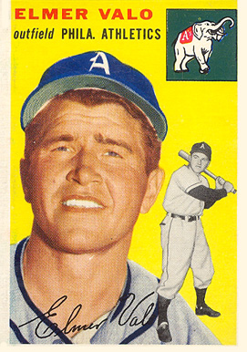1954 Topps Elmer Valo #145 Baseball Card