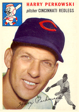1954 Topps Harry Perkowski #125 Baseball Card