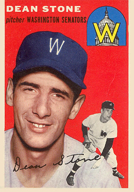 1954 Topps Dean Stone #114 Baseball Card