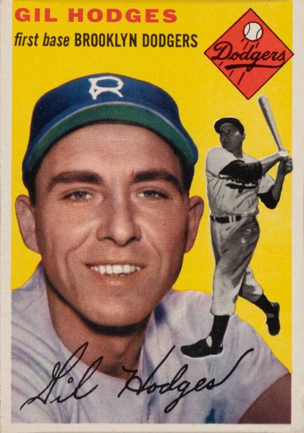 1954 Topps Gil Hodges #102 Baseball Card