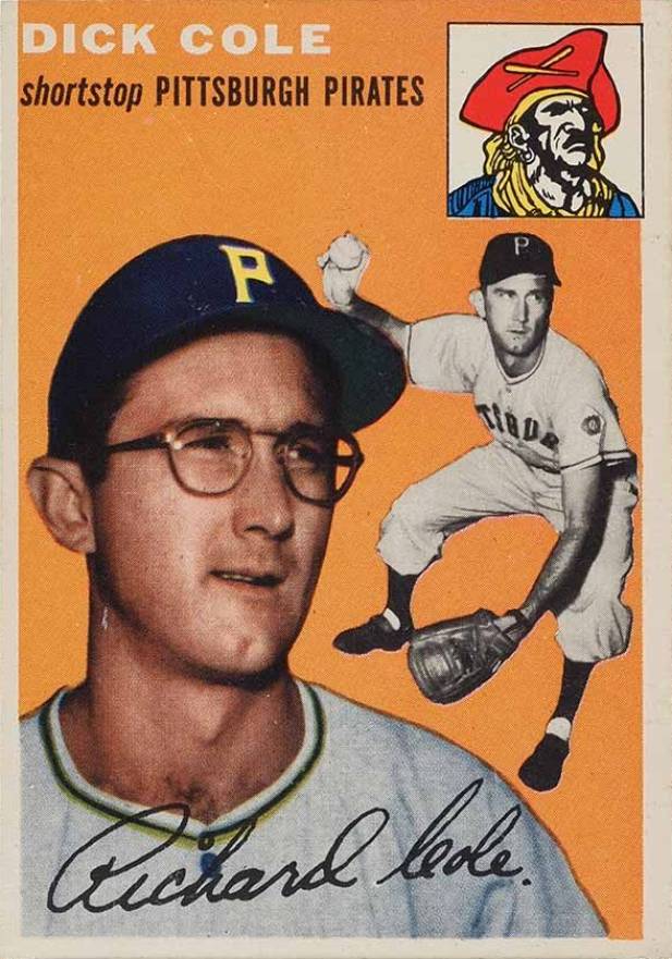 1954 Topps Dick Cole #84 Baseball Card