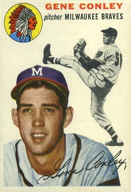 1954 Topps Gene Conley #59 Baseball Card