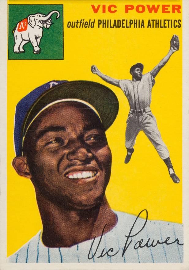 1954 Topps Vic Power #52 Baseball Card