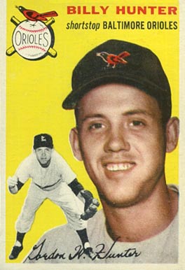 1954 Topps Billy Hunter #48 Baseball Card
