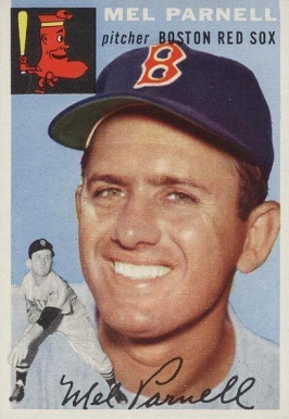 1954 Topps Mel Parnell #40 Baseball Card