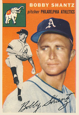 1954 Topps Bobby Shantz #21 Baseball Card