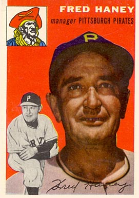 1954 Topps Fred Haney #75 Baseball Card