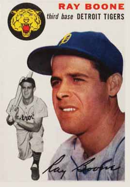 1954 Topps Ray Boone #77 Baseball Card