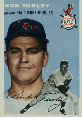 1954 Topps Bob Turley #85 Baseball Card