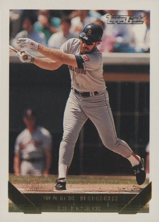 1993 Topps Gold Wade Boggs #390 Baseball Card