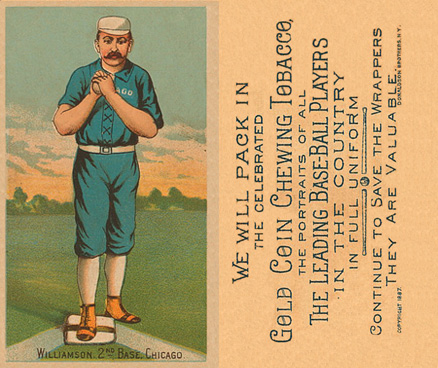 1887 Buchner Gold Coin Ned Williamson # Baseball Card