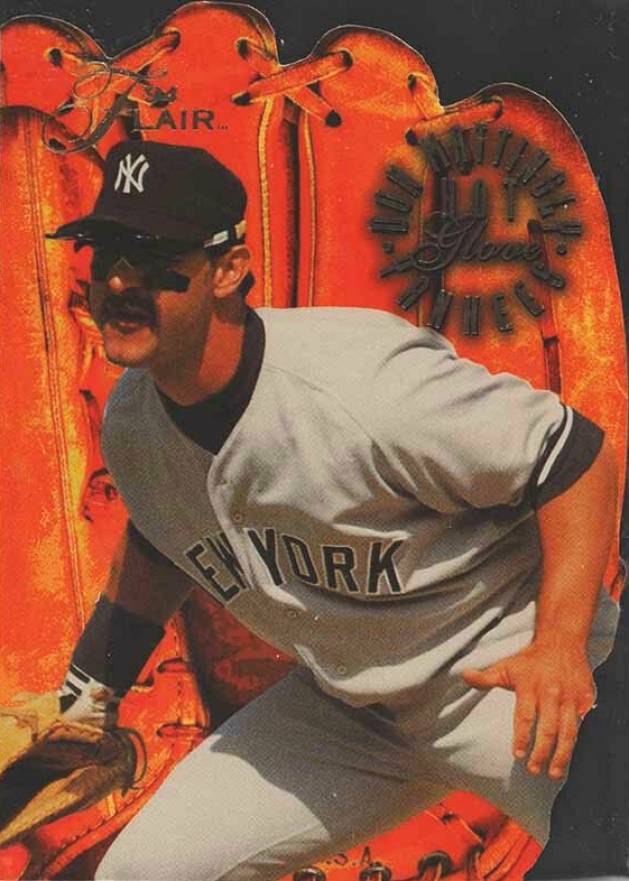 1994 Flair Hot Gloves Don Mattingly #6 Baseball Card