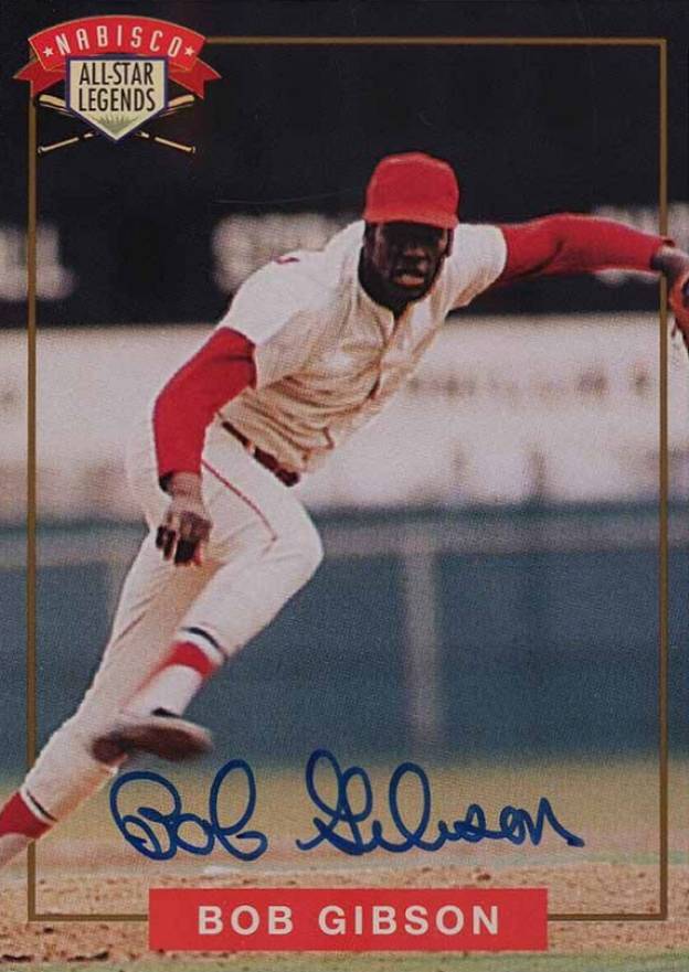 1994 Nabisco All-Star Legends Autographs Bob Gibson # Baseball Card